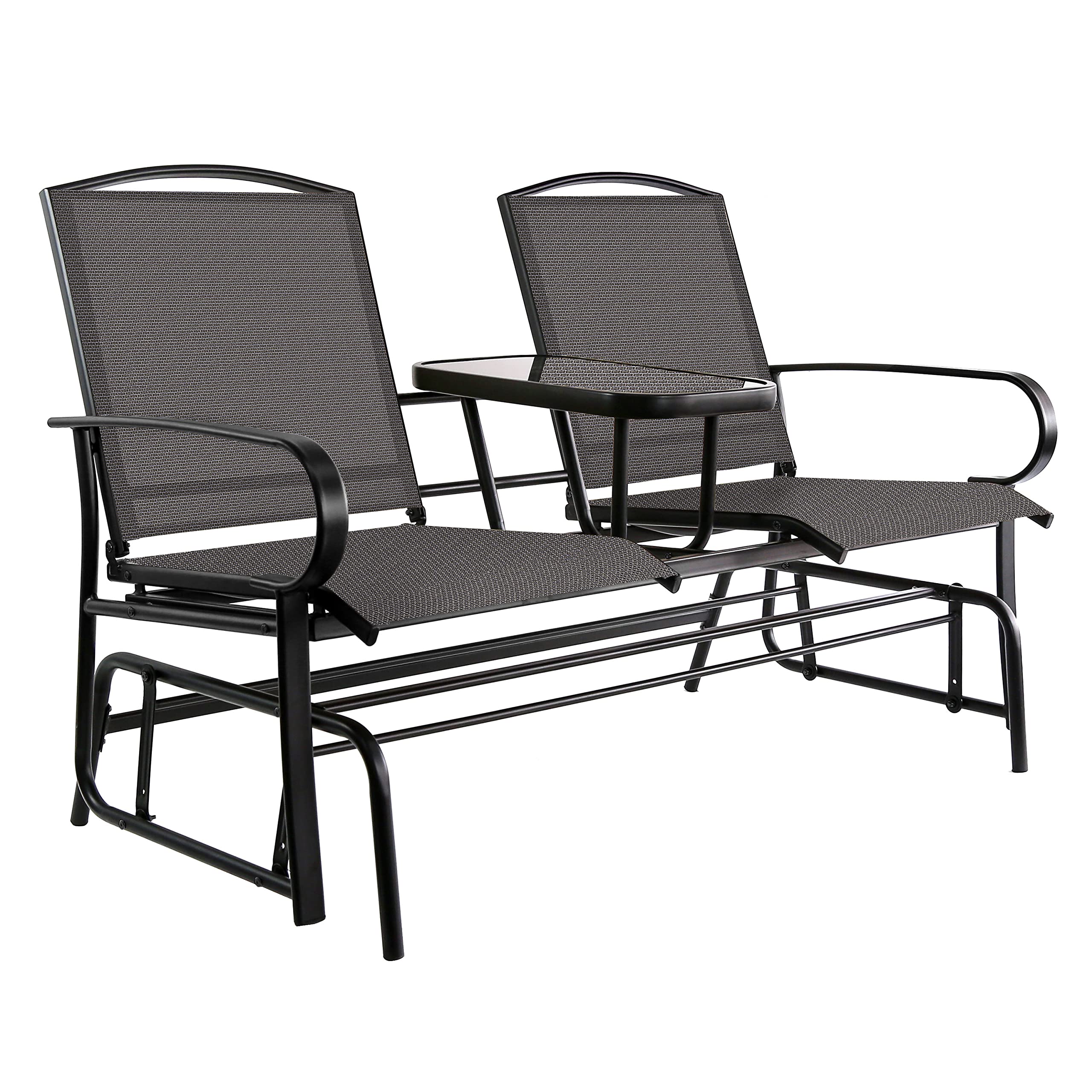 Amazon.com : Amazon Basics 2-Person Outdoor Patio Textilene Glider